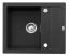Zlewozmywak granitowy 59x48cm PYRAMIS Studio 1B 1D - 3 kolory 70000201 Wykończenie zlewozmywaka: czarny 