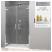 RADAWAY Arta DWD drzwi prysznicowe 105cm 55L+50R 386033-03-71L;386032-03-71R Kolor szkła: mirror 