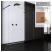 RADAWAY Modo New Black I 150cm kabina prysznicowa Walk-in 388154-54-08; Kolor szkła: brązowe 