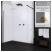 RADAWAY Modo New Black II 60cm kabina prysznicowa Walk-In 389064-54-05; Kolor szkła: grafitowe 