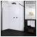 RADAWAY Modo New Black II 90cm kabina prysznicowa Walk-In 389094-54-02; Kolor szkła: satynowe 