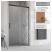 RADAWAY Idea Black DWJ drzwi prysznicowe 110 cm 387015-54-08R; Kolor szkła: brązowe 