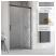 RADAWAY Idea Black DWJ drzwi prysznicowe 110 cm 387015-54-05R; Kolor szkła: grafitowe 