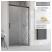RADAWAY Idea Black DWJ drzwi prysznicowe 110 cm 387015-54-02R; Kolor szkła: satynowe 