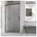 RADAWAY Idea Black DWJ drzwi prysznicowe 120 cm 387016-54-05L; Kolor szkła: grafitowe 