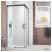 RADAWAY Idea Black KDD kabina prysznicowa prostokątna 110x80 cm 387063-54-SGL;387061-54-SGR Kolor szkła: ShowerGuard 