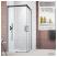 RADAWAY Idea Black KDD kabina prysznicowa kwadratowa 90x90 cm 387060-54-71L;387060-54-71R Kolor szkła: mirror 