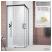RADAWAY Idea Black KDD kabina prysznicowa kwadratowa 90x90 cm 387060-54-01L;387060-54-01R Kolor szkła: przejrzyste 