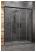 RADAWAY Idea Black DWD drzwi prysznicowe 160 cm