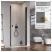 RADAWAY Nes Black DWJ I drzwi prysznicowe 80 cm 10026080-54-05R; Kolor szkła: grafitowe 