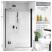 RADAWAY Nes Black DWS drzwi prysznicowe 100 cm 10028100-54-71R; Kolor szkła: mirror 