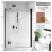 RADAWAY Nes Black DWS drzwi prysznicowe 110 cm 10028110-54-08R; Kolor szkła: brązowe 