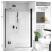 RADAWAY Nes Black DWS drzwi prysznicowe 110 cm 10028110-54-05R; Kolor szkła: grafitowe 