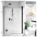 RADAWAY Nes Black DWS drzwi prysznicowe 130 cm 10028130-54-SGR Kolor szkła: ShowerGuard 
