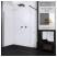 RADAWAY Modo X Black II kabina prysznicowa Walk-In 50 cm 389254-54-05 Kolor szkła: grafitowe 
