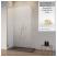 RADAWAY Essenza Pro Gold Walk-in kabina prysznicowa 55cm 10103055-09-13 Kolor szkła: UltraClear 