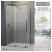 RADAWAY Furo Black KDJ kabina prysznicowa prostokątna 120x100 cm 10104622-54-01L;10110580-01-01;10113100-01-01 Kolor szkła: przejrzyste 