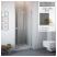 RADAWAY Carena DWB drzwi prysznicowe 80cm 134512-01-05NR Kolor szkła: grafitowe 