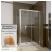 RADAWAY Premium Plus DWJ+S kabina prysznicowa prostokątna 140x100cm 33323-01-06N;33423-01-06N Kolor szkła: fabric 