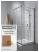 RADAWAY Premium Plus C kabina prysznicowa kwadratowa 100x100cm 30443-01-08N; Kolor szkła: brązowe 