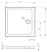 RADAWAY Doros C brodzik akrylowy kwadratowy 100x100cm SDRC1010-01