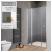 RADAWAY Eos 2021 DWJS drzwi prysznicowe 140cm 13799456-05L; Kolor szkła: grafitowe 