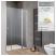 RADAWAY Eos 2021 DWJS drzwi prysznicowe 140cm 13799456-02R; Kolor szkła: satynowe 